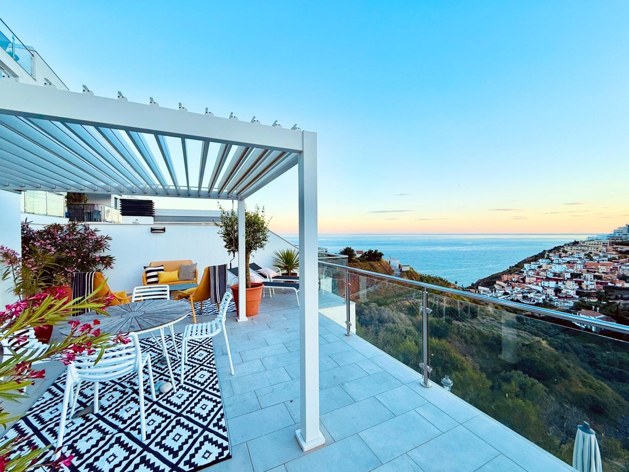 Penthouse Balcon Del Mar 121 Casasol Apartment Nerja Exterior photo